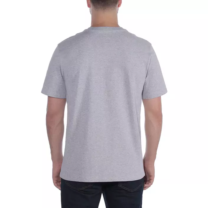 Carhartt Workwear Solid T-skjorte, Heather Grey, large image number 2