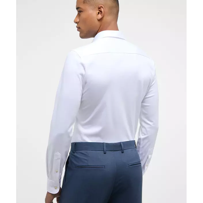 Eterna Soft Tailoring Jersey Slim fit shirt, White, large image number 2