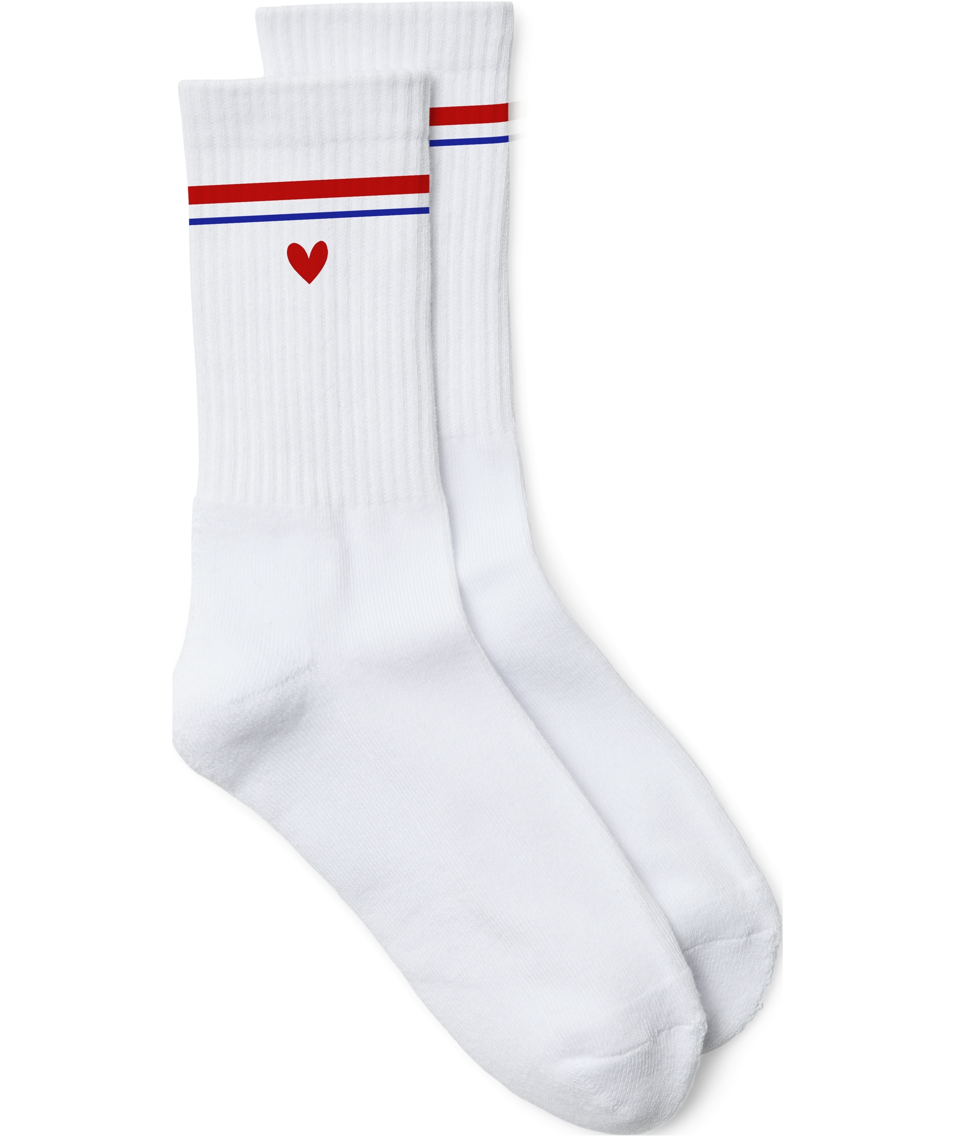 Vero Moda VMMEL DETAIL dame tennisstr&oslash;mper, Snow White Stripes Heart, Snow White Stripes Heart, swatch