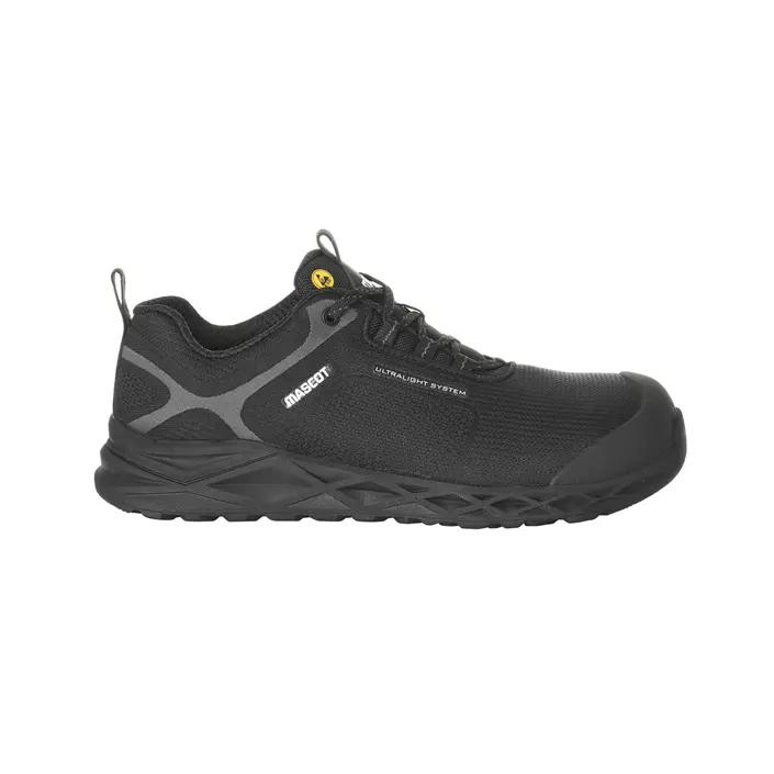 Mascot Carbon Ultralight safety shoes SB P, Black/Dark Antracit, large image number 1