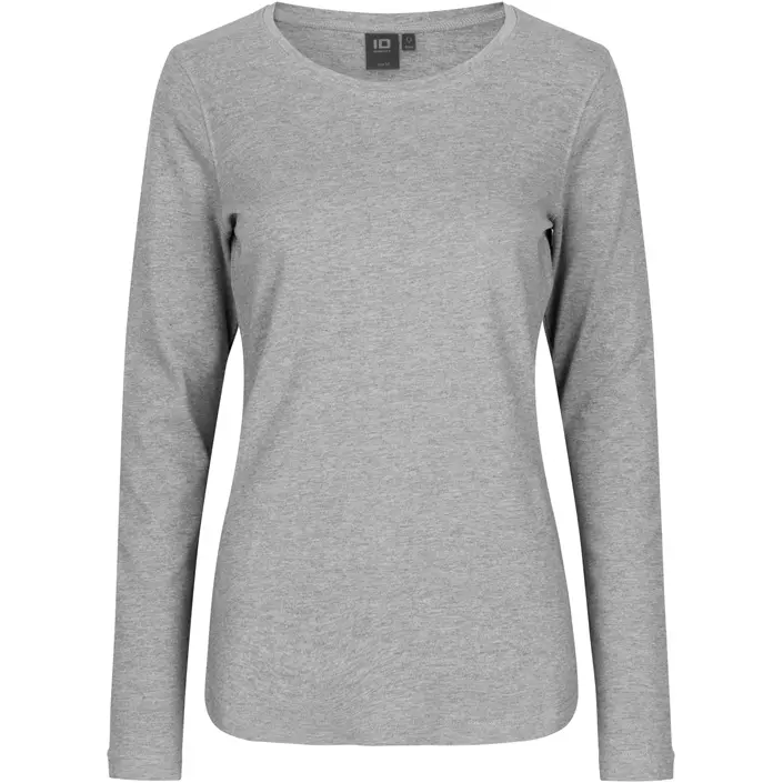 ID Interlock long-sleeved women's T-shirt, Grey Melange, large image number 0