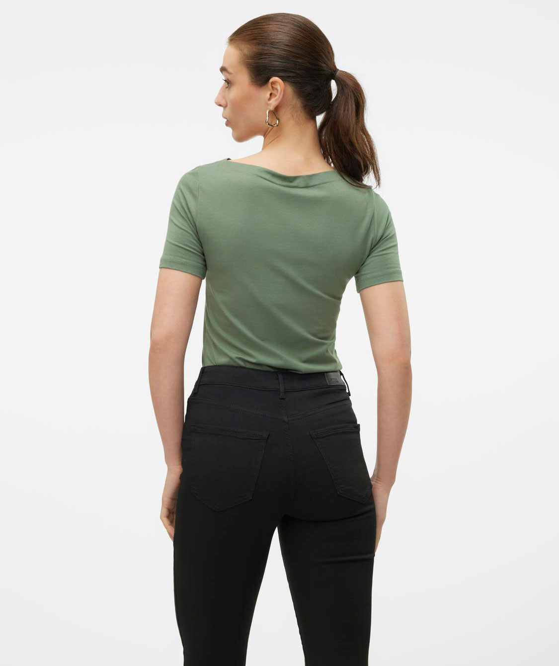 Vero Moda VMPANDA MODAL dame T-shirt, Laurel Wreath, large image number 2