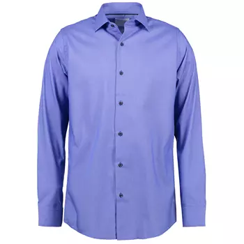 Seven Seas Dobby Royal Oxford Slim fit skjorta, Fransk Blå