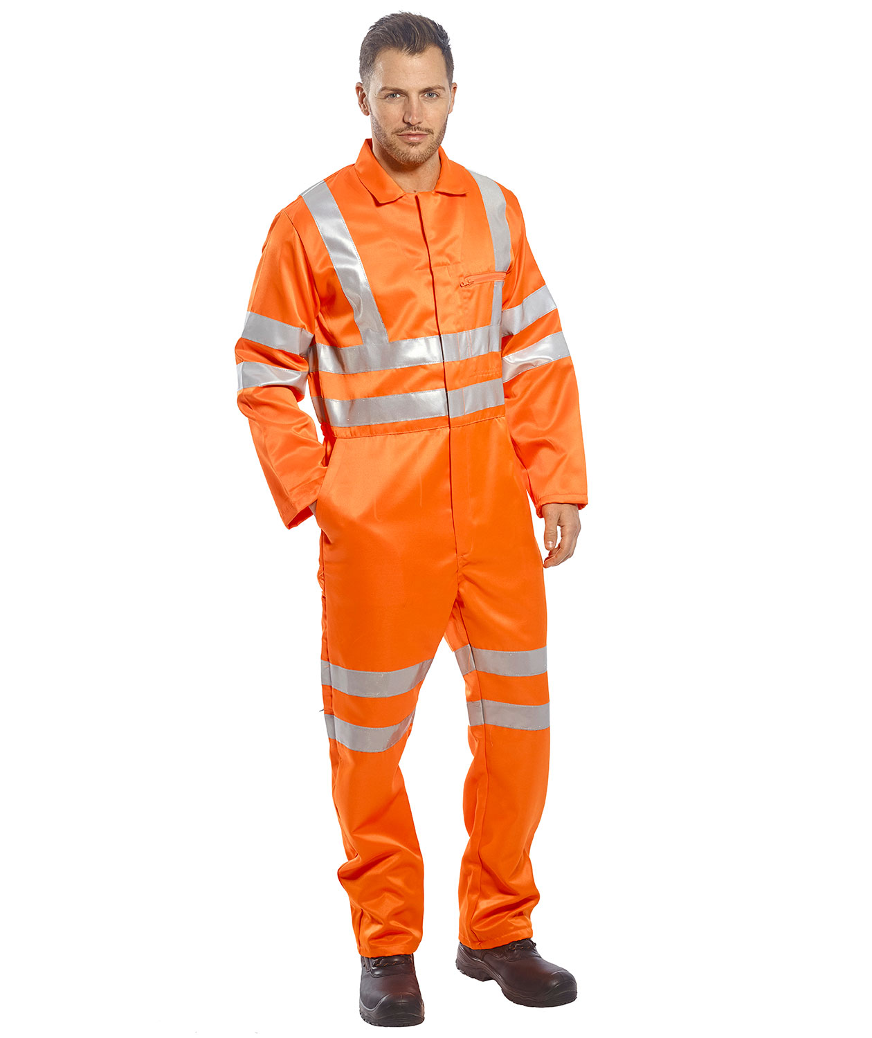 Portwest coverall, Hi-vis Orange