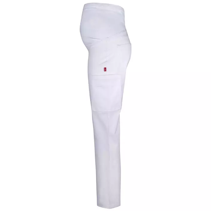 Smila Workwear Nea maternity trousers, White, large image number 3