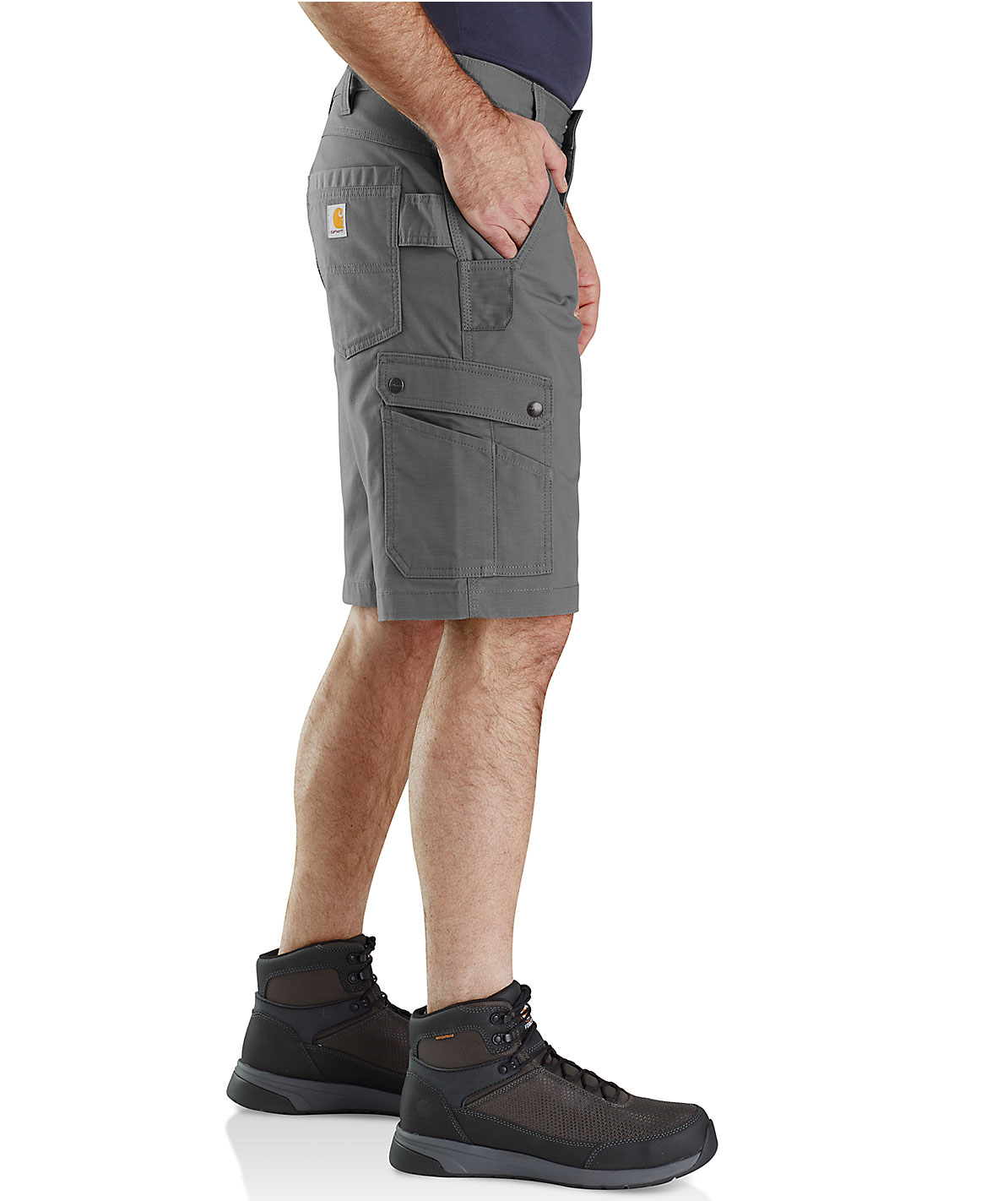 Carhartt Ripstop Cargoshorts, Steel, large image number 4