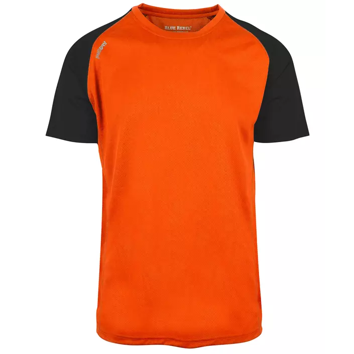 Blue Rebel Dragon Kontrast  T-skjorte, Safety orange, large image number 0