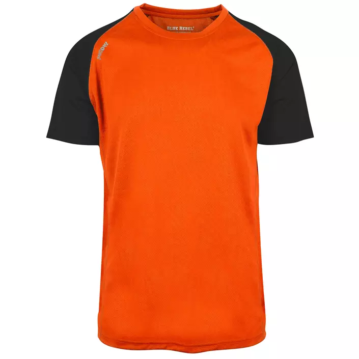 Blue Rebel Dragon Kontrast  T-shirt, Safety orange, large image number 0