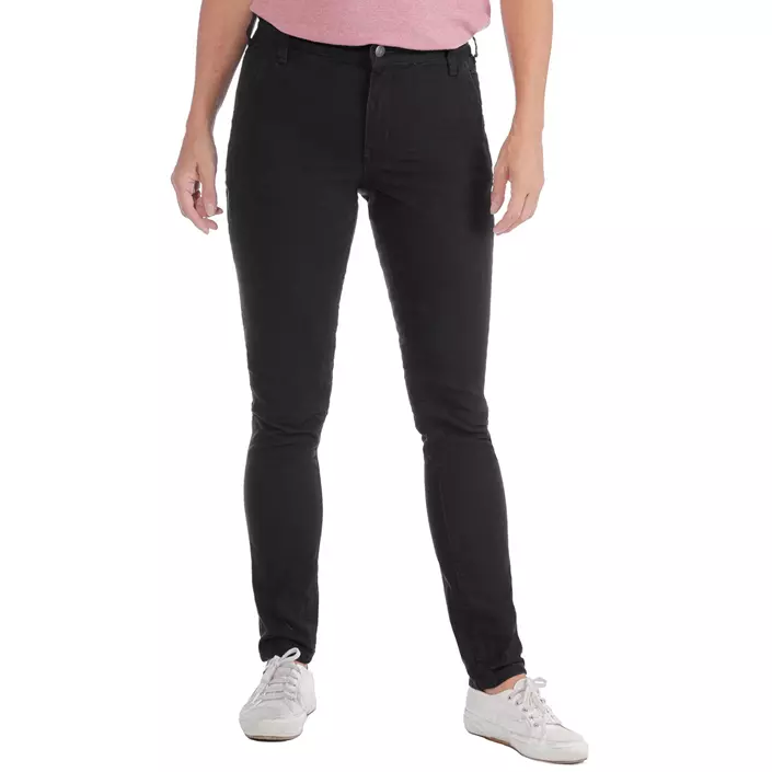 Carhartt Crawford jeans dame, Svart, large image number 1