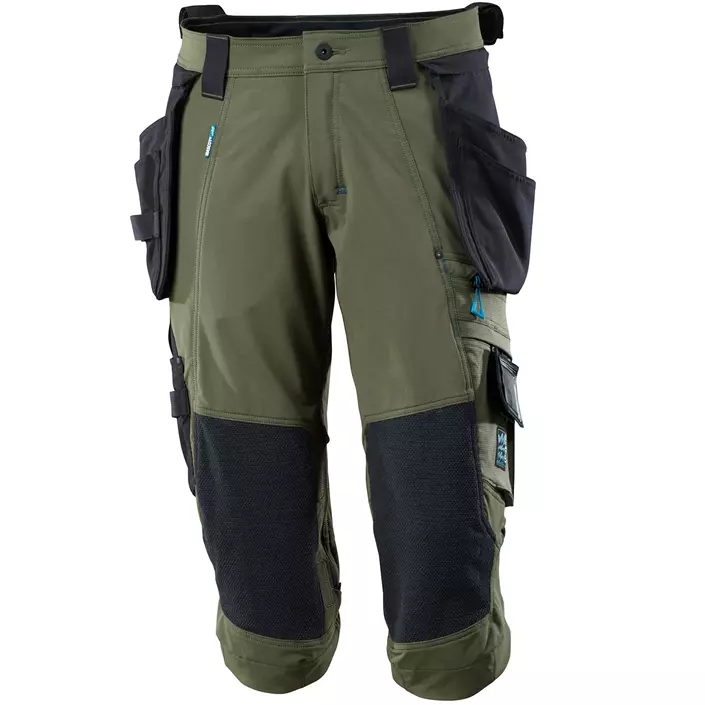 Mascot Advanced craftsman knee pants full stretch, Moss green, large image number 0