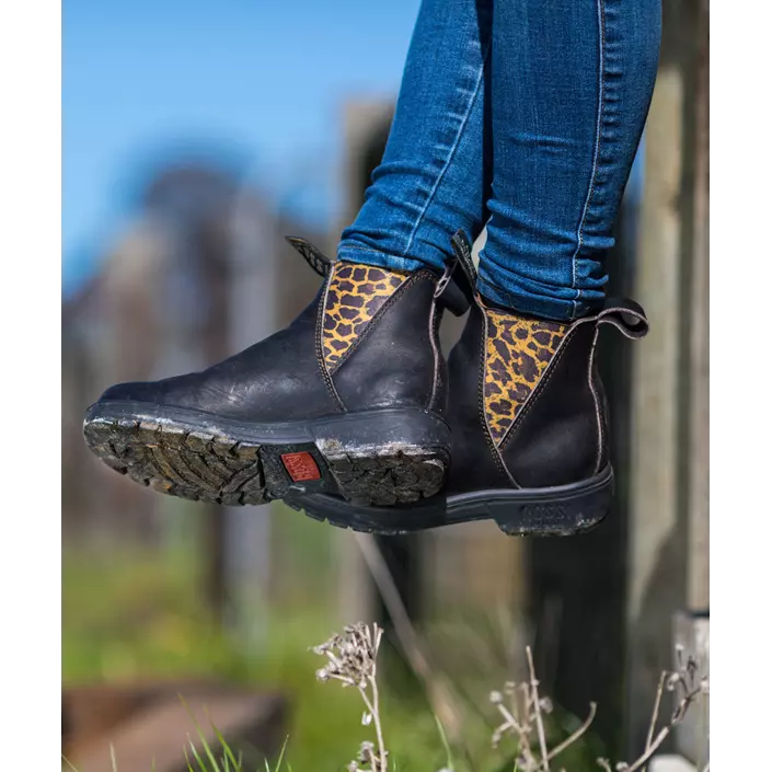 Rossi Endura 343 Leopard women's boots, Black, large image number 1