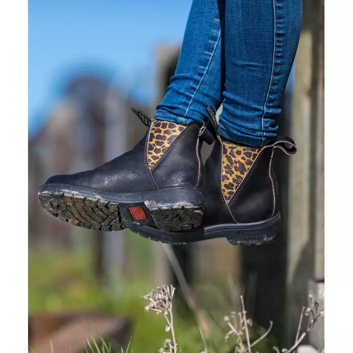 Rossi Endura 343 Leopard women's boots, Black, large image number 1