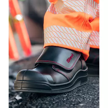 Sievi Asphalt Roller XL+ safety boots S2P, Black