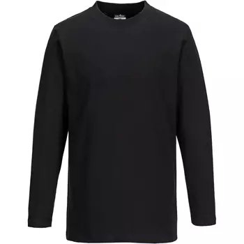 Portwest long-sleeved T-shirt, Black