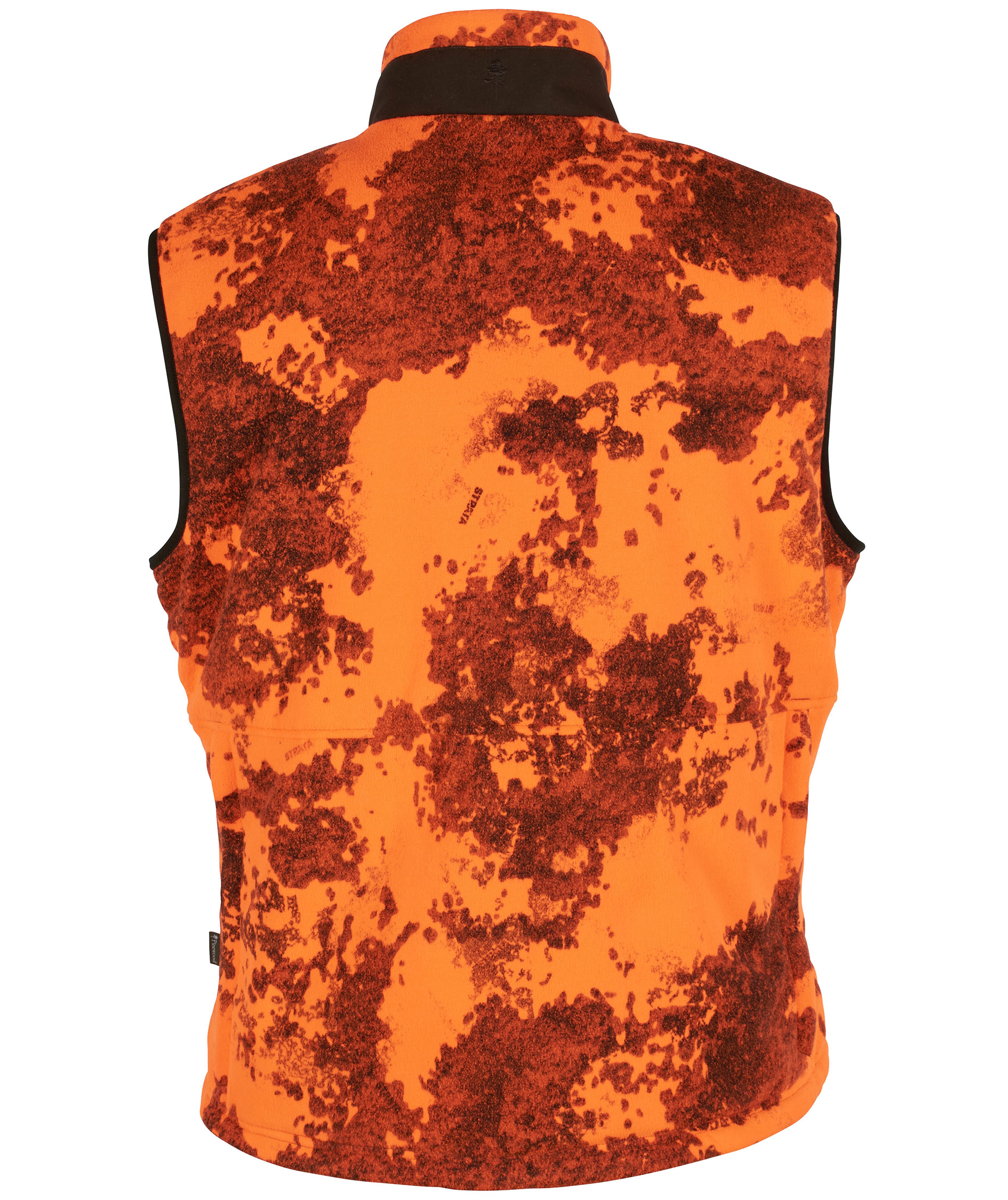 Pinewood&nbsp;Sm&aring;land vendbar fleecevest, Strata Blaze/Jagtgr&oslash;n, large image number 4