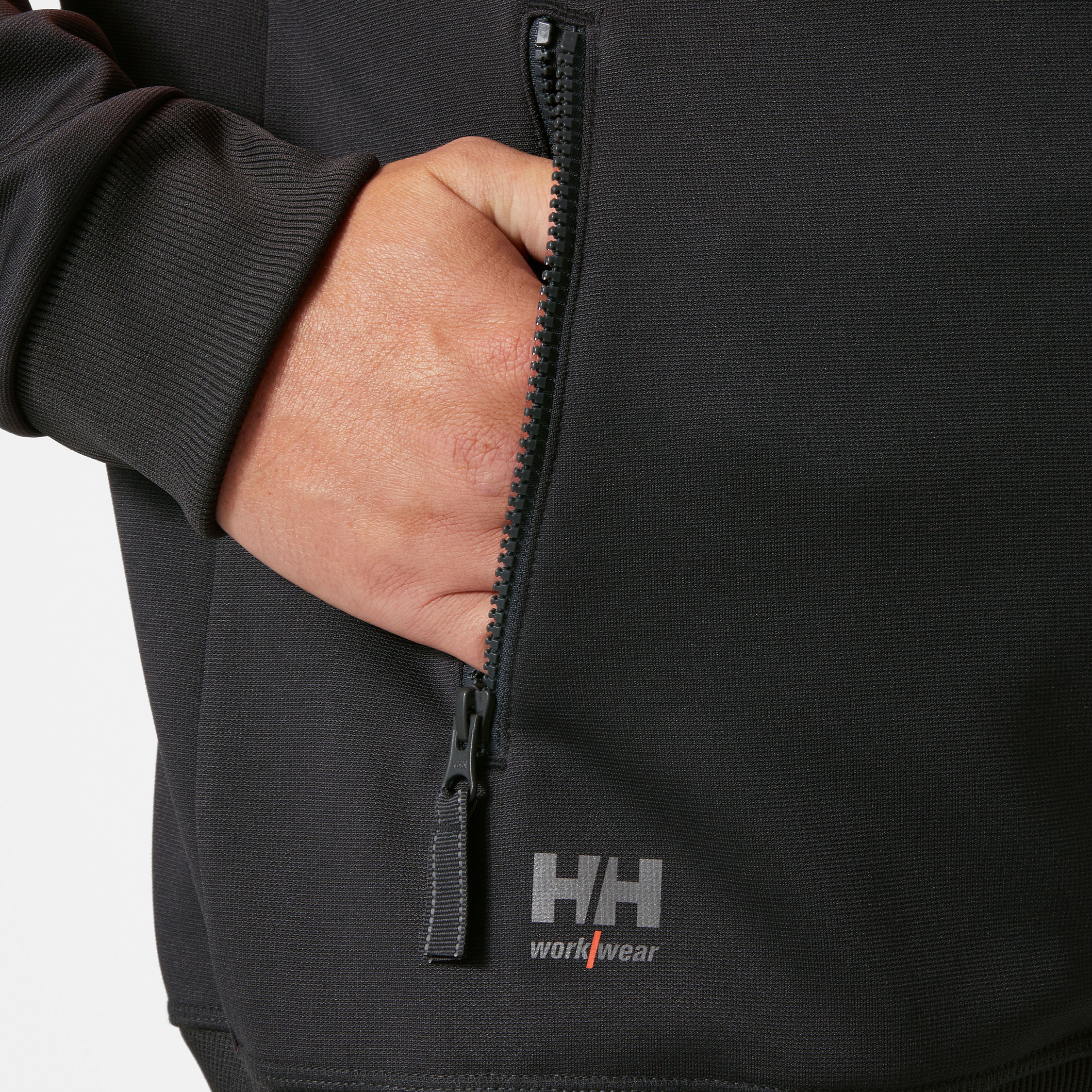 Helly Hansen Addvis cardigan, Hi-vis Orange/Ebony, large image number 5