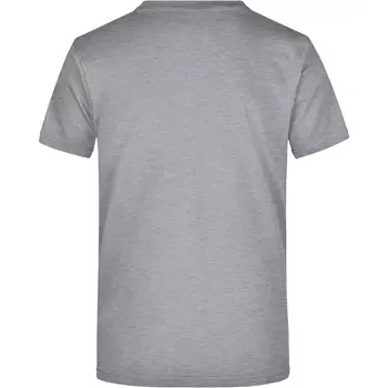 James & Nicholson T-skjorte Round-T Heavy, Grey-Heather