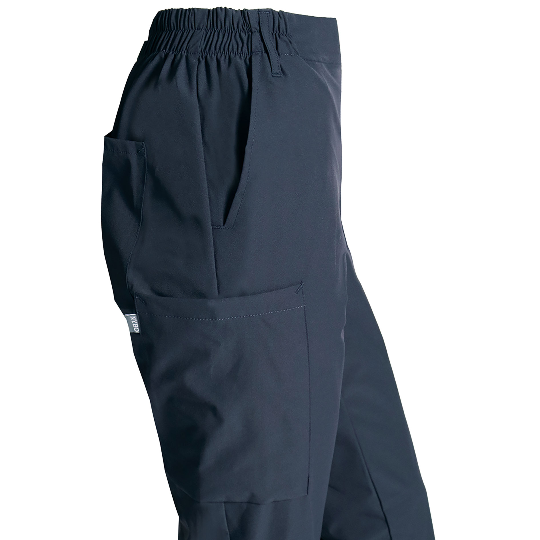 Nybo Workwear Sporty T800 pull-on bukser benl&aelig;ngde 92cm, Navy, large image number 2
