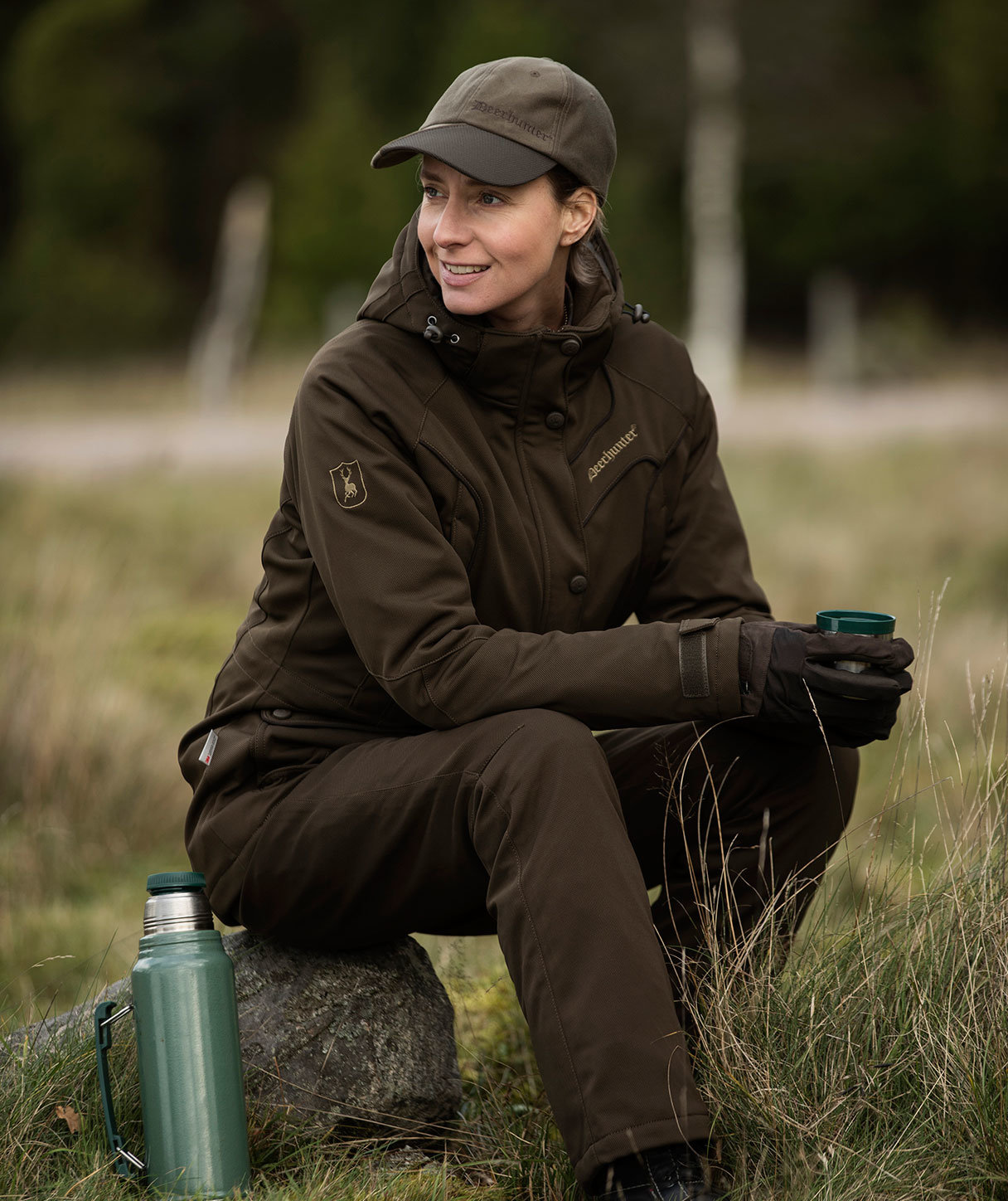 Deerhunter Lady Mary women's hunting trousers, Dark Green, large image number 3