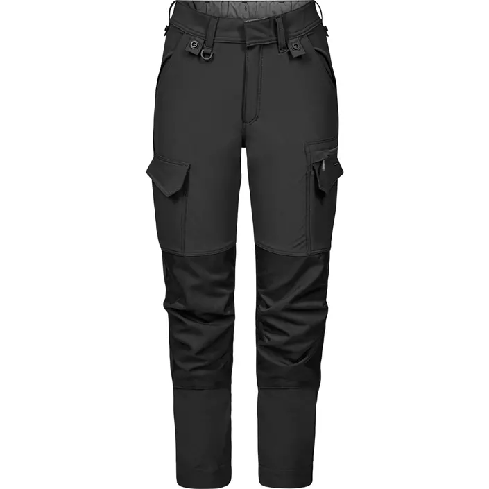 Engel Entire dame arbejdsbukser full stretch, Anthracite Grey/Black, large image number 0
