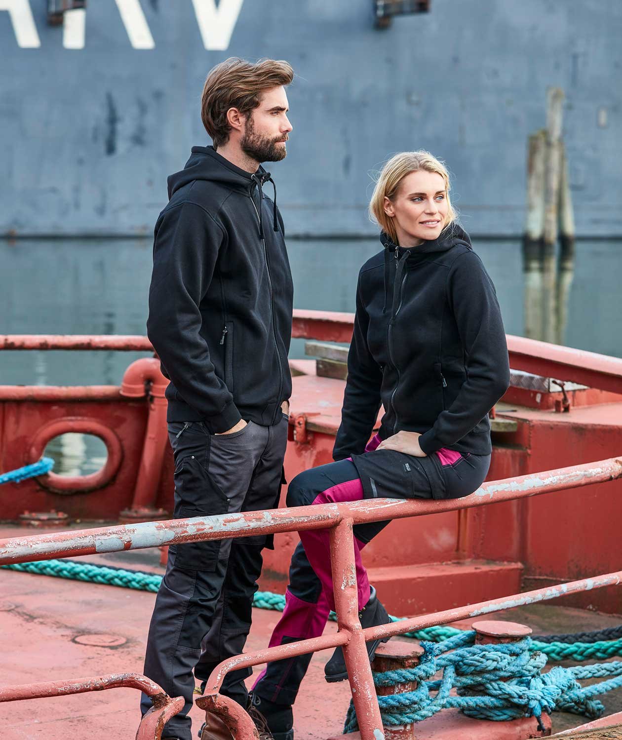 South West Ava dame hoodie, Svart, large image number 1