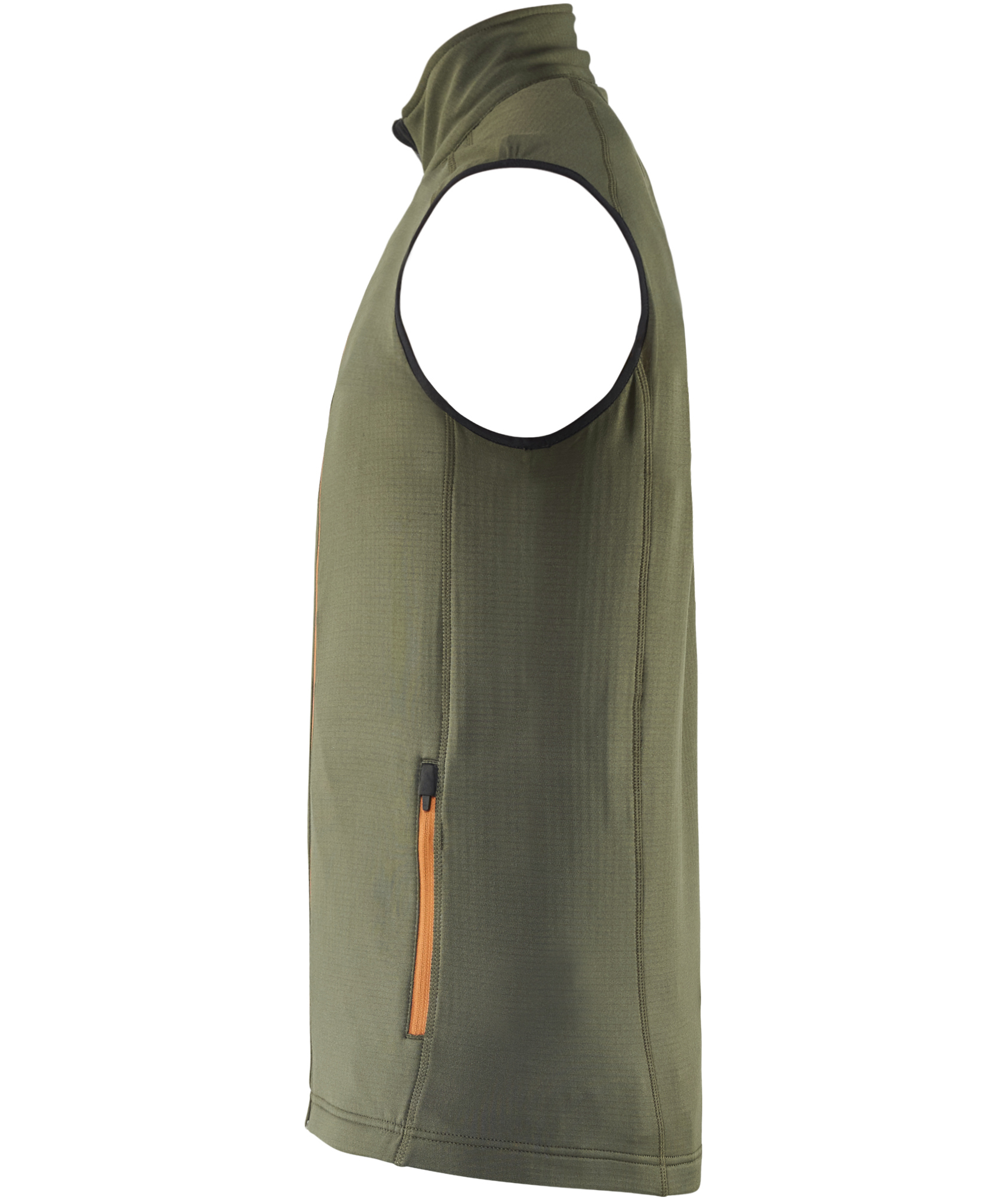 Bl&aring;kl&auml;der Striker fleece vest full stretch, Forest green/Rust, large image number 3