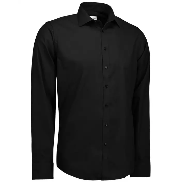 Seven Seas Fine Twill Slim fit shirt, Black, large image number 2