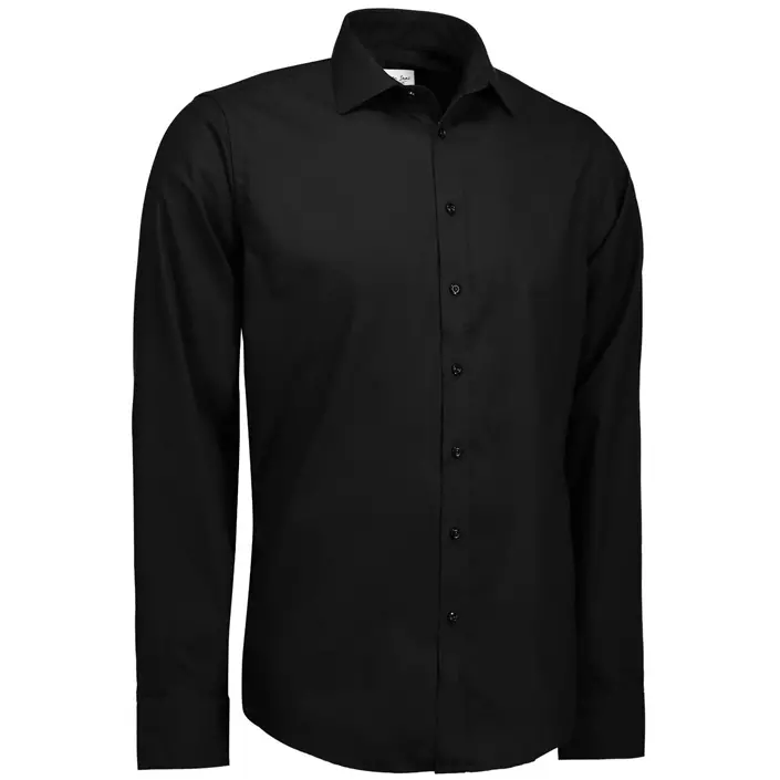 Seven Seas Fine Twill Slim fit shirt, Black, large image number 2