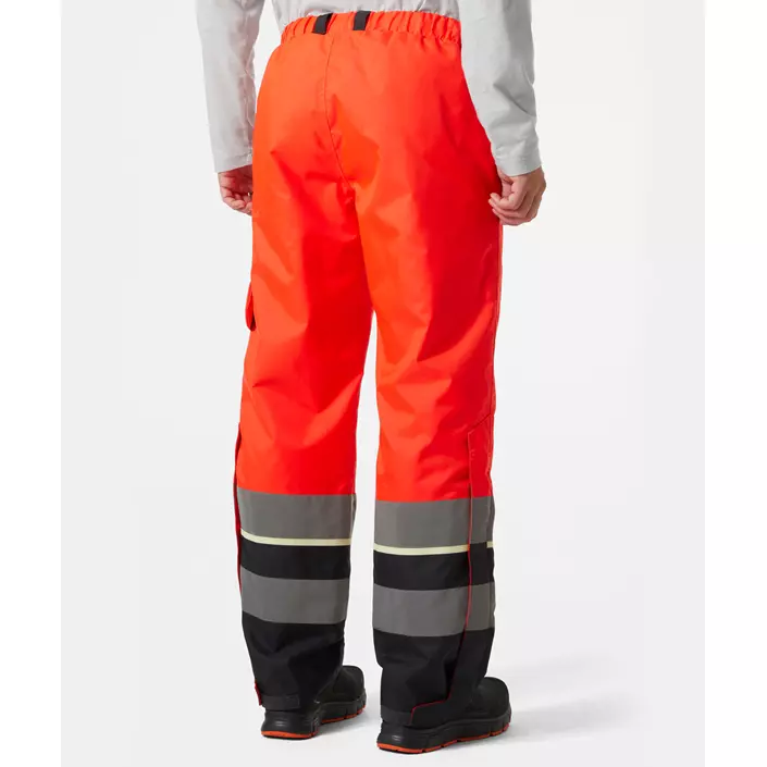 Helly Hansen UC-ME winter trousers, Hi-Vis Red/Ebony, large image number 3