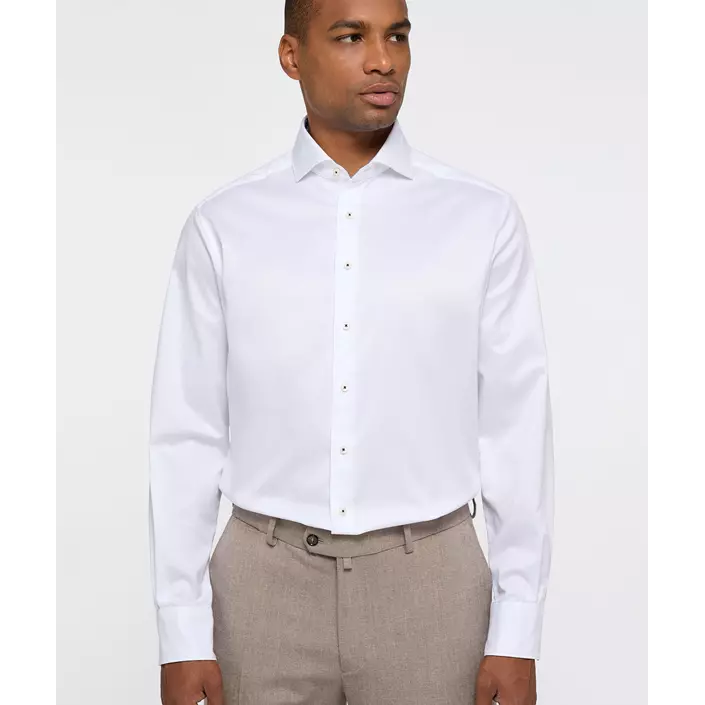 Eterna Soft Tailoring Modern fit skjorte, Off White, large image number 1