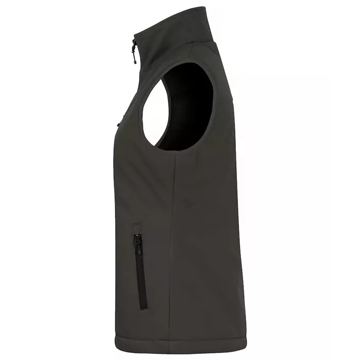 Clique lined women's softshell vest, Dark Grey, large image number 2