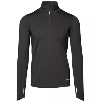 GEYSER Warm trainer long-sleeved running T-shirt, Black