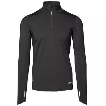 GEYSER Warm trainer long-sleeved running T-shirt, Black