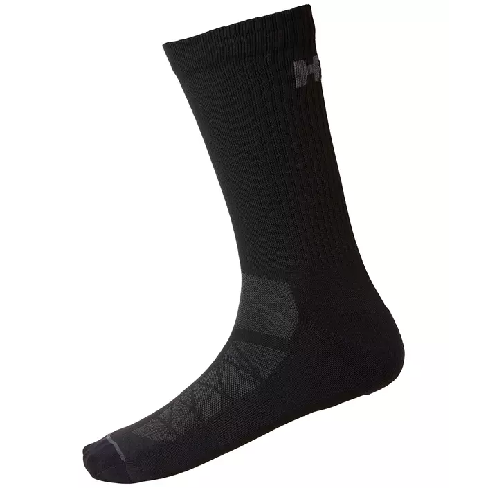 Helly Hansen Oxford socks, Black, large image number 0