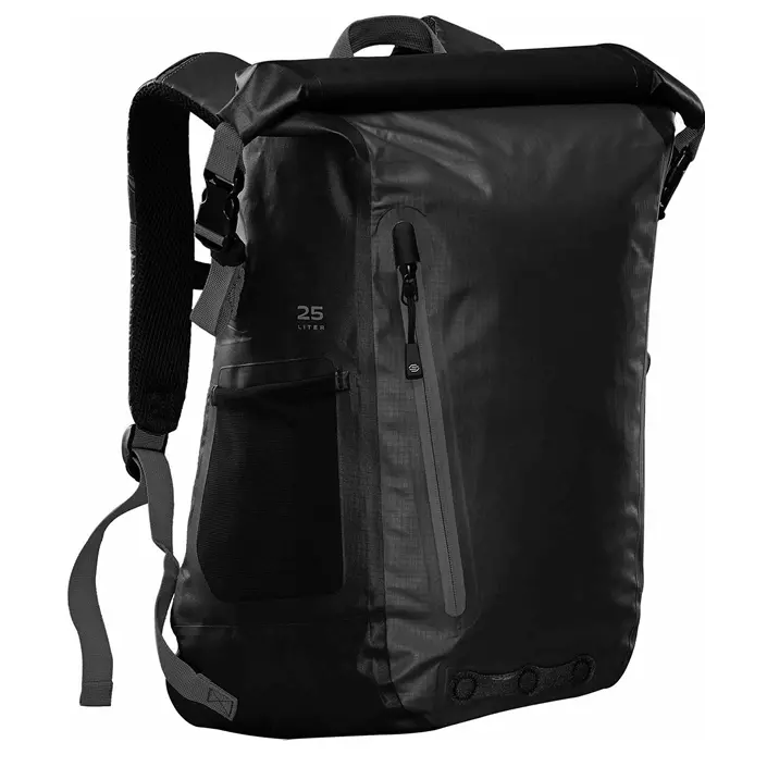 Stormtech Rainer waterproof backpack 25L, Black/Grey, Black/Grey, large image number 2