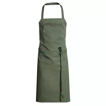 Nybo Workwear All-over bib apron with pocket, Green