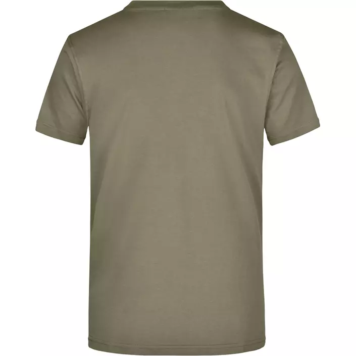 James & Nicholson T-shirt Round-T Heavy, Olive, large image number 1