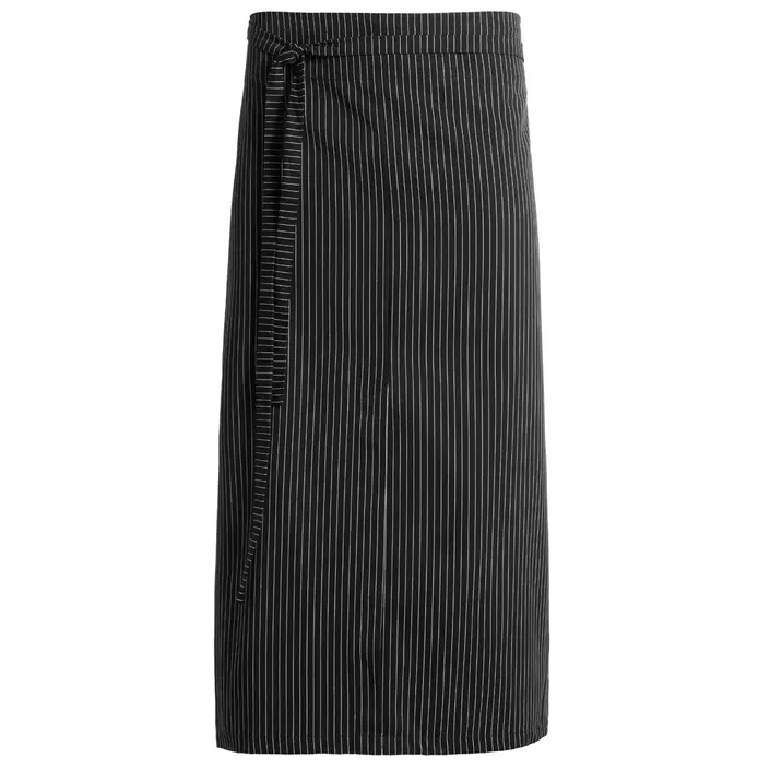 Kentaur apron with slit, Black/White, Black/White, large image number 0