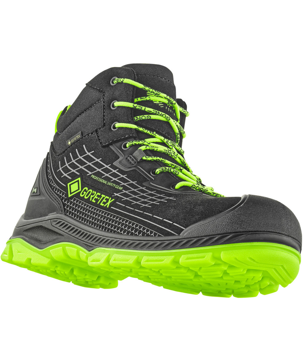 VM Footwear Birmingham safety boots S7L, Black/Green, large image number 2