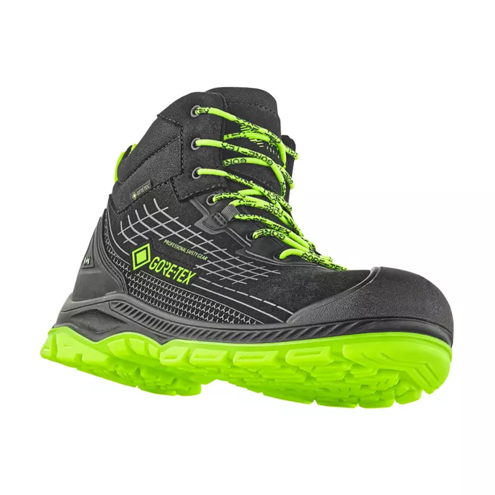 VM Footwear Birmingham sikkerhedsstøvletter S7L, Sort/Grøn, large image number 2