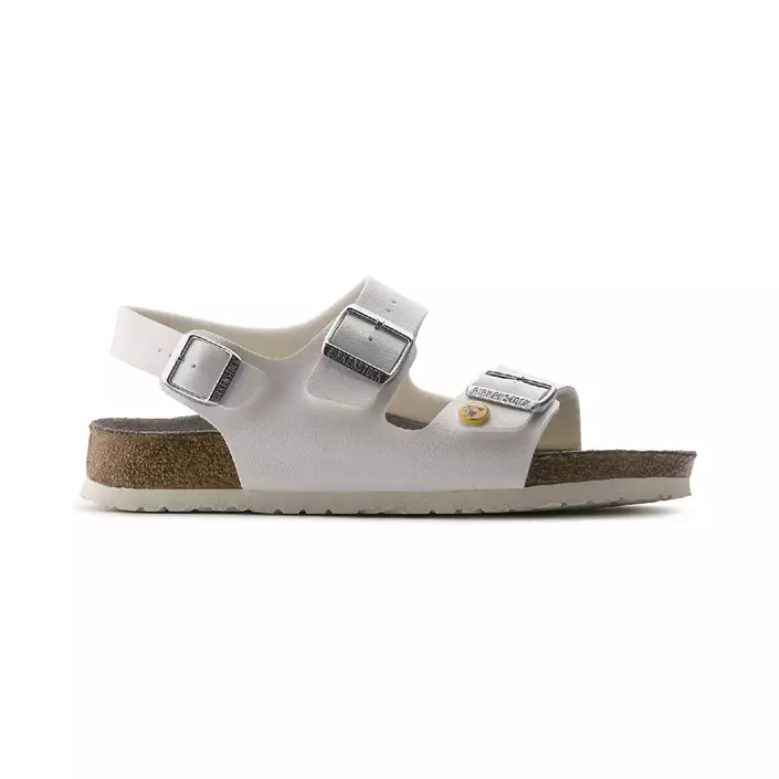 Birkenstock Milano ESD Regular Fit sandals, White, large image number 5
