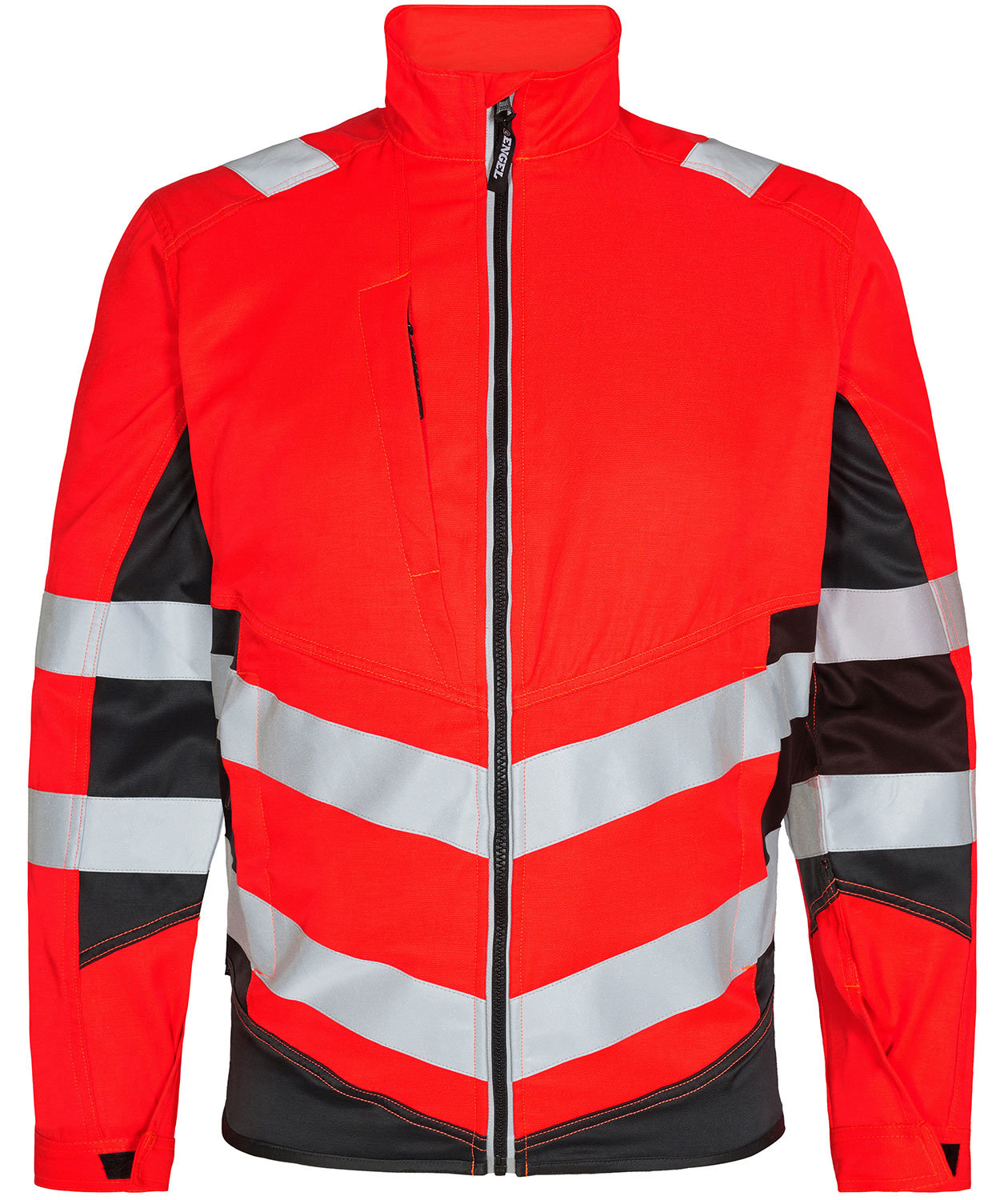 Engel Safety Light arbejdsjakke, Hi-vis&nbsp;R&oslash;d/Sort, Hi-vis&nbsp;R&oslash;d/Sort, swatch