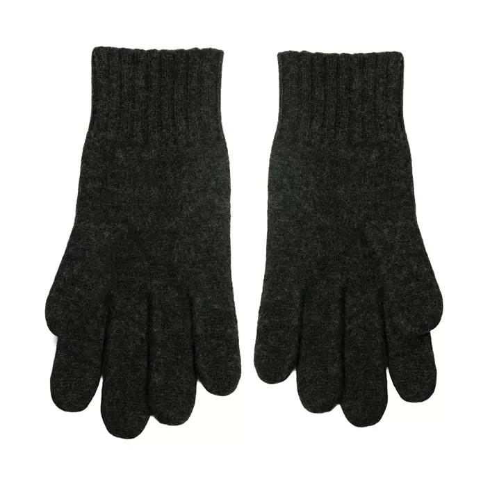 Joha Handschuhe mit Merinowolle für Kinder, Dark brown melange, large image number 0