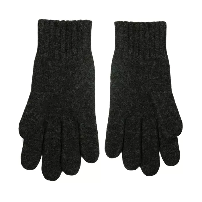 Joha Handschuhe mit Merinowolle für Kinder, Dark brown melange, large image number 0