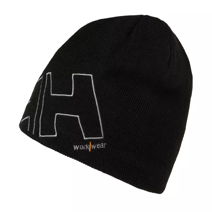 Helly Hansen Classic logo beanie, Black, Black, large image number 0