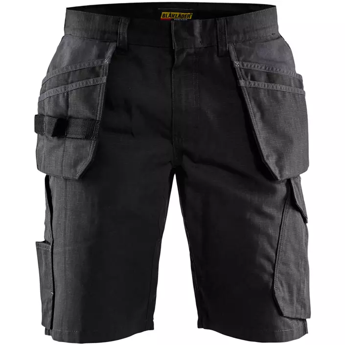 Blåkläder Unite craftsman shorts, Black/Dark Grey, large image number 0