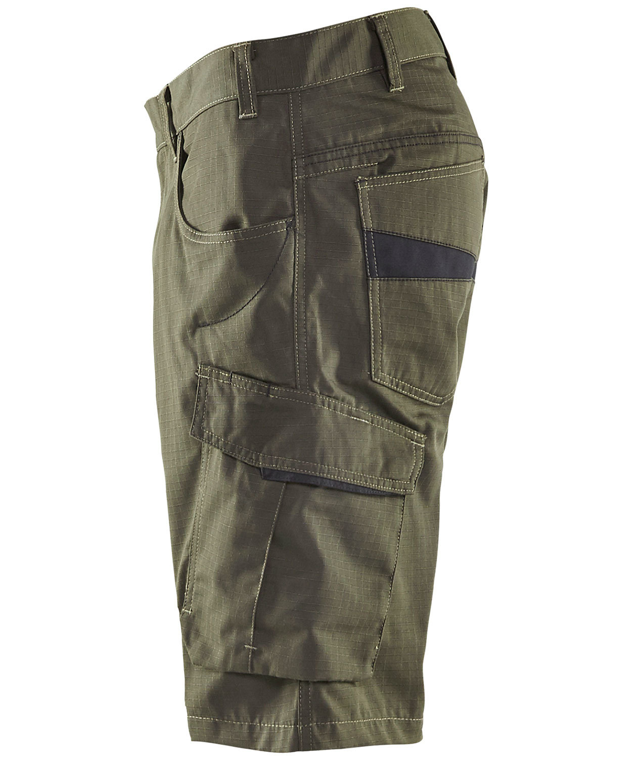 Bl&aring;kl&auml;der Unite arbeidsshorts, Olivengr&oslash;nn/Svart, large image number 4