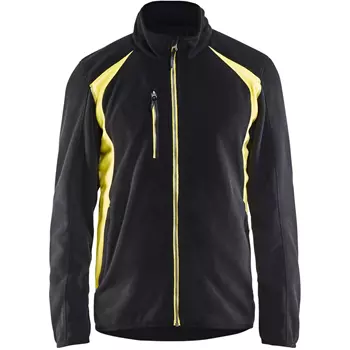 Blåkläder Unite fleece jacket, Black/Hi-Vis Yellow