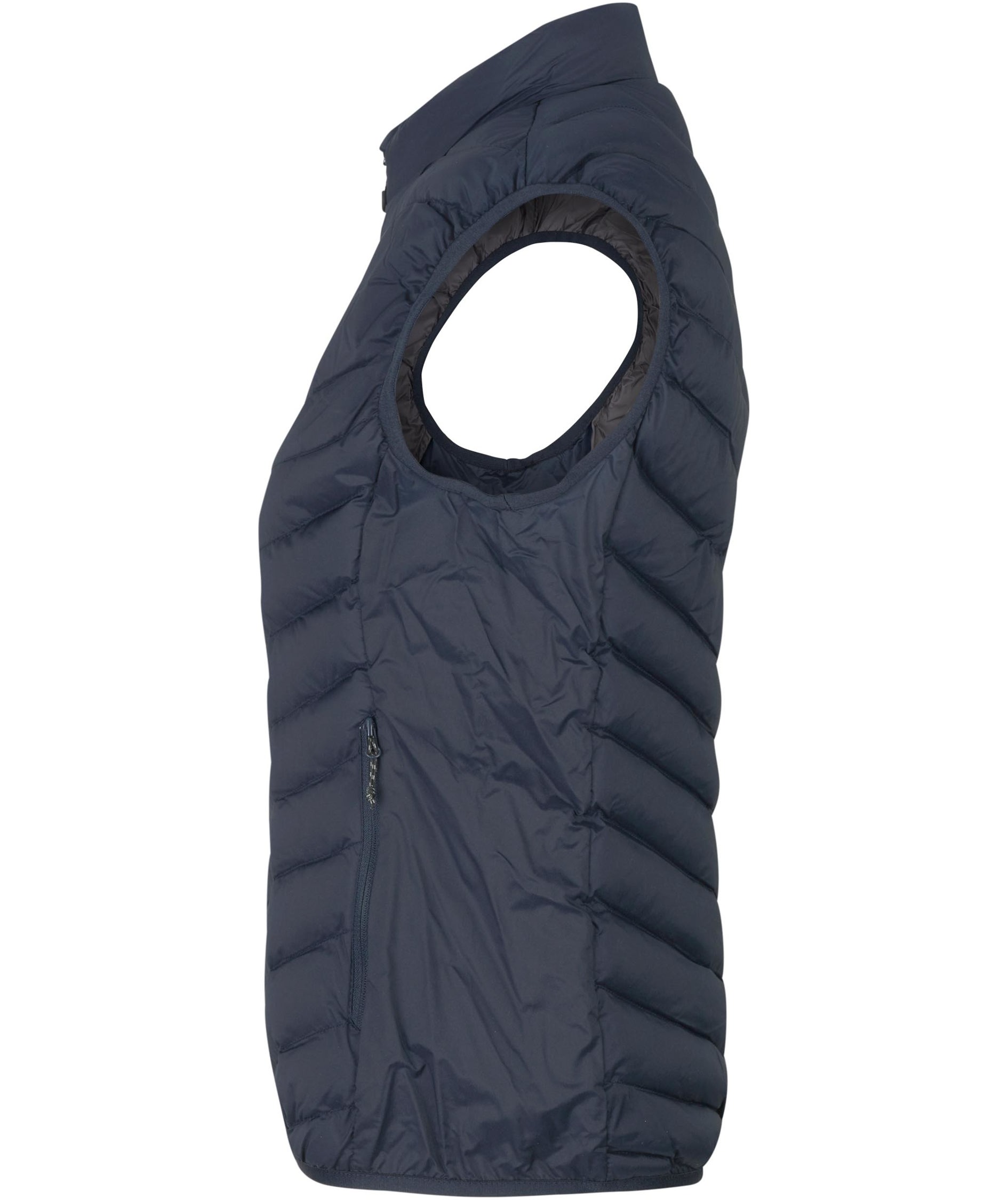 ID Stretch vattert damevest, Marine, Marine, large image number 2