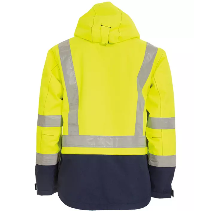 Tranemo CE-ME shell jacket, Hi-vis Yellow/Marine, large image number 1